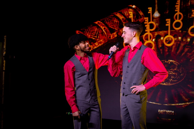 Entertainers at a holiday park
